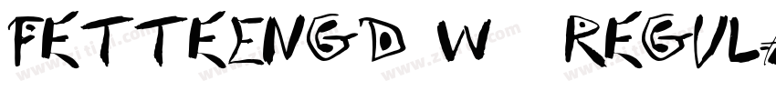 FetteEngD W01 Regula字体转换